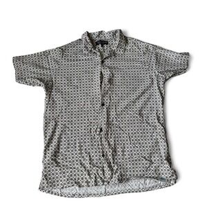 Free Planet Boho Mens Button Up Shirt